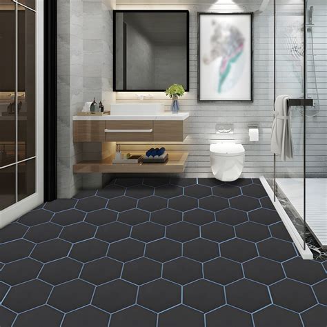 Indoor Square Vinyl Tile Peel and Stick Bendable Dirt Resistant Vinyl ...