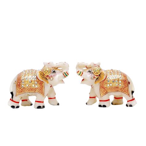 Buy Anjali Arts Decorative Elephant Statue for Home Decor | Designer ...