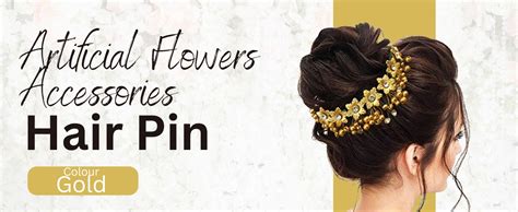 Hair Flare 1687 Artificial Flowers Accessories/Hair Pins for Women ...