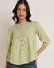 Buy Lime green Shirts, Tops & Tunic for Women by 9 IMPRESSION Online ...