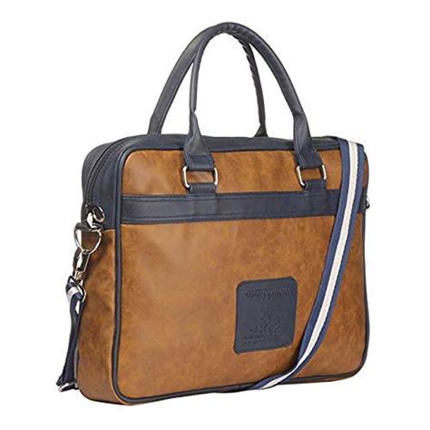 Crooz Leather messenger Bag With Laptop Compartment Unisex Laptop Bag ...