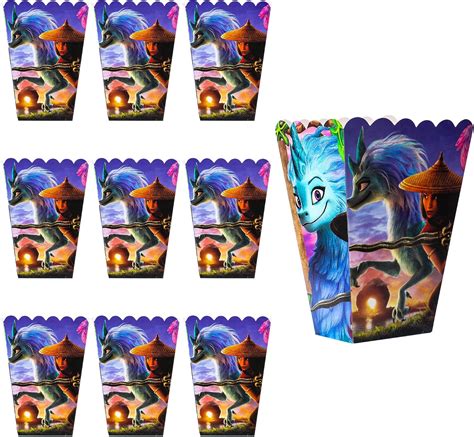 Raya and The Last Dragon Popcorn Boxes Party India | Ubuy
