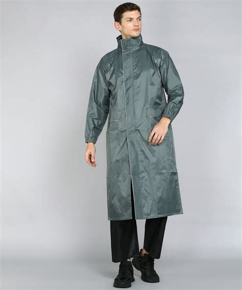 DURACOAT | Men's Waterproof Long Coat - Grey – KK Umbrellas