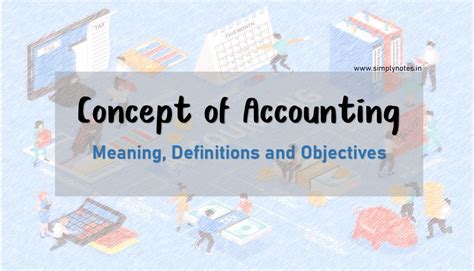 Accounting Concepts - Meaning, Definitions and Objectives of Accounting