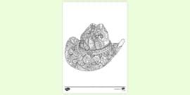 Fat Cow Colouring | Colouring Sheet (teacher made) - Twinkl