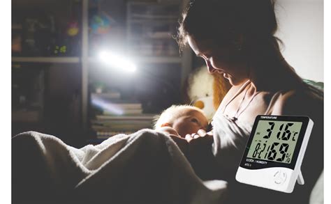 MCP Healthcare Room Thermometer Digital With Clock Features Thermometer ...