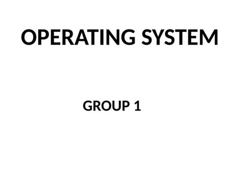 Image result for Operating System PowerPoint Presentation