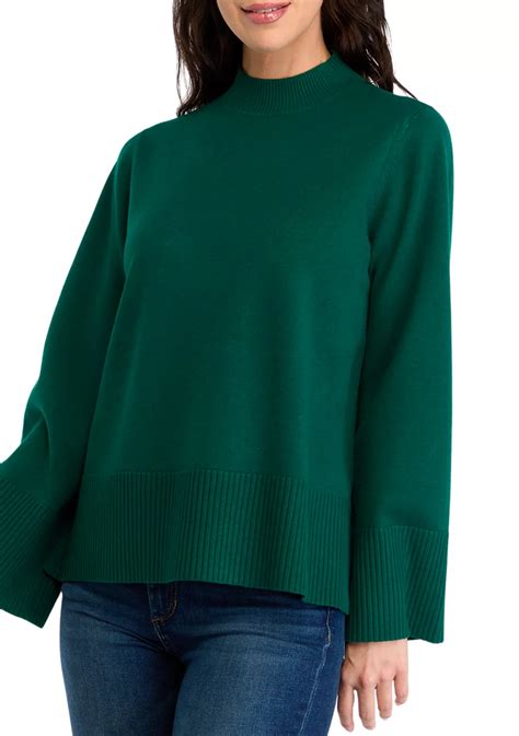 Crown & Ivy™ Women's Bell Sleeve Sweater | Belk