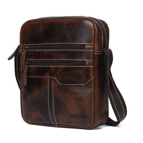 The Compact Messenger- Dark Brown — MaheTri