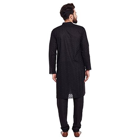 Buy SOJANYA (Since 1958 Men's Black, 100% Chicken Cotton ONLY Long ...