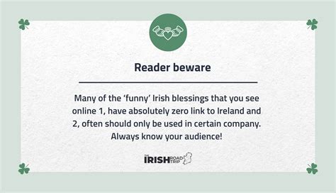 Funny Irish Blessings Friends + Family Will Love