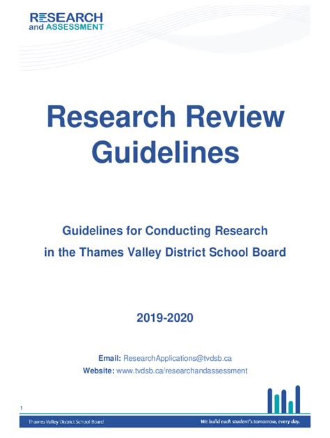 Fillable Online TVDSB Research Review Guidelines Fax Email Print ...