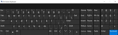 HP PCs - Enable number lock using the on-screen keyboard (Windows 11 ...