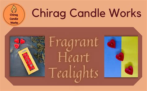 CW Sweet Romantic Love Heart Shaped Floating Candle, Heart Shaped ...