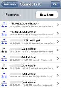 Subnet Scanner 的图像结果
