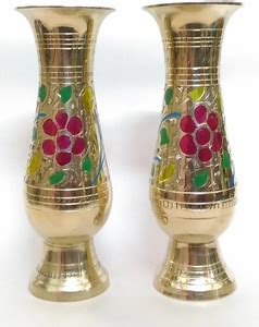 Glori-fyi Antique Handcrafted Beautiful Vases-Pair Brass Vase Price in ...