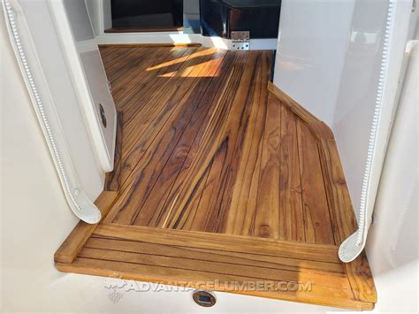 Wood Plank Deck Boat