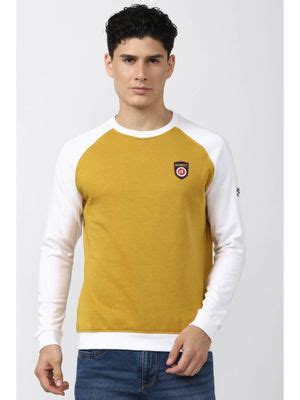 Buy Van Heusen Yellow Sweatshirt Online