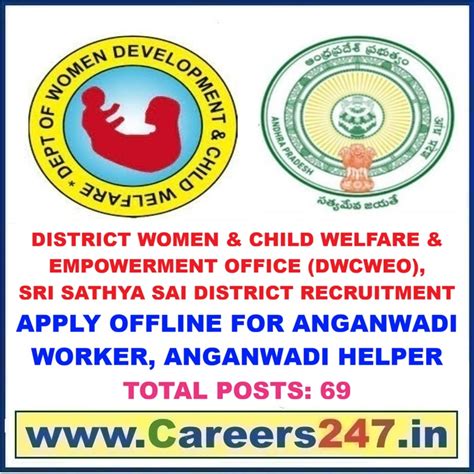 DWCWEO, Sri Sathya Sai District Recruitment 2025 – Apply Offline for ...