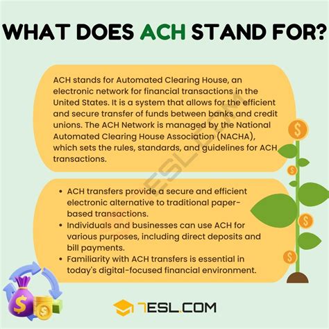 ACH Meaning: What Does ACH Stand for? • 7ESL