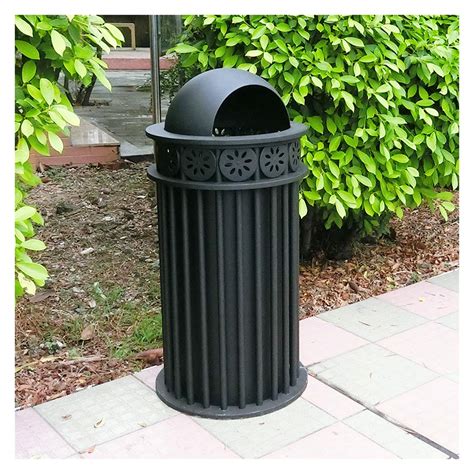 Vintage Metal Trash Can