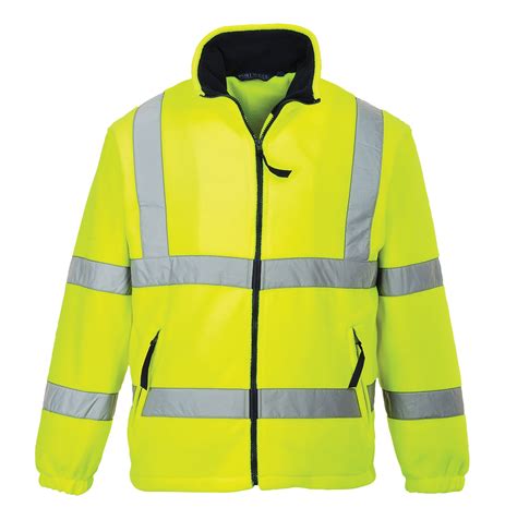 UF300 High Visibility Mesh-lined Fleece Jacket - Portwest - iWantWorkwear