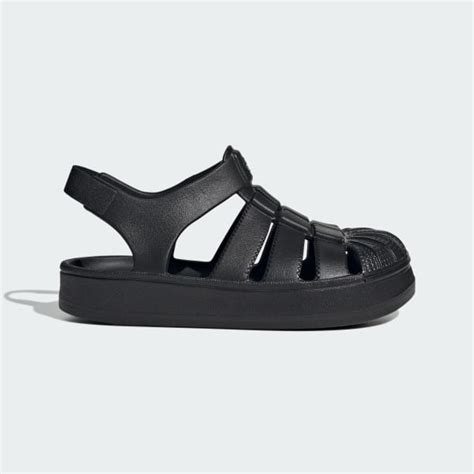 adidas Superstar Sandals Kids - Black | Free Shipping with adiClub