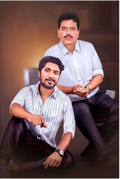 Father and Son Merge Art | Giftify
