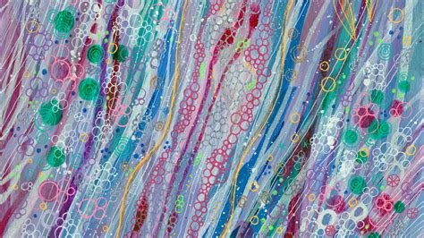 Download wallpaper 2560x1440 watercolor, patterns, lines, circles ...