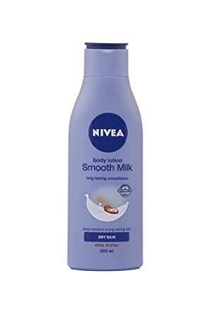 Nivea Smooth Milk Body Lotion - Shea Butter, 200ml Bottle : Amazon.in ...