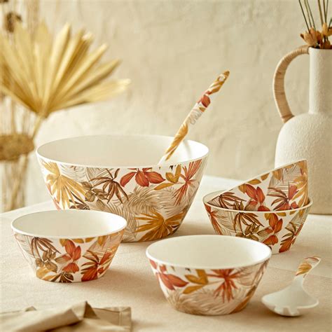 Buy Nature Squad 7Pcs Bamboo Fibre Printed Pudding Set from Home Centre ...