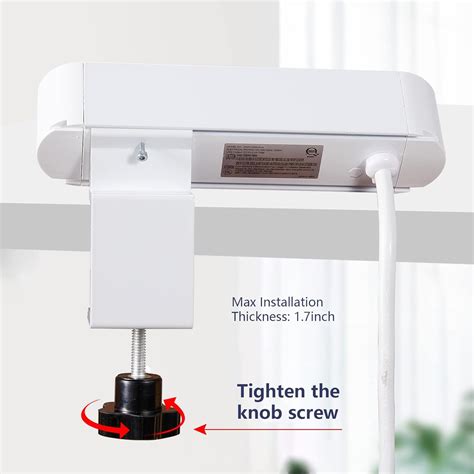 Buy Desk Clamp Power Strip, 3 Desk Outlets with USB Port 2.4A, Desk ...