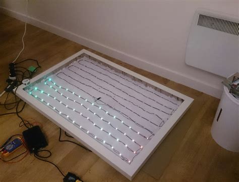 Image result for Homemade LED Table