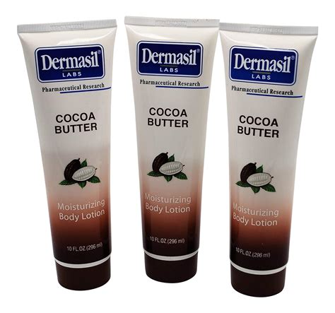 Buy Dermasil COCOA BUTTER moisturizing Body Lotion 10 fl oz (Pack of 3 ...