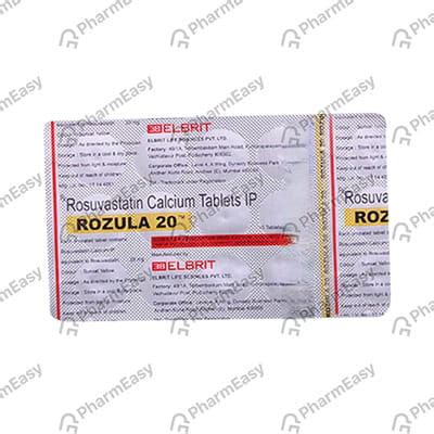 Rozula 20 MG Tablet (15): Uses, Side Effects, Price & Dosage | PharmEasy