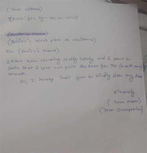 Write a mail for salary? - Brainly.in