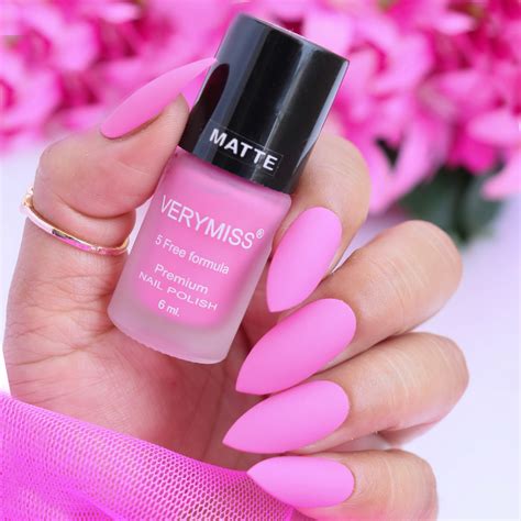 Premium Matte Nail Polish - 255 Tickle Me Pink – Verymiss