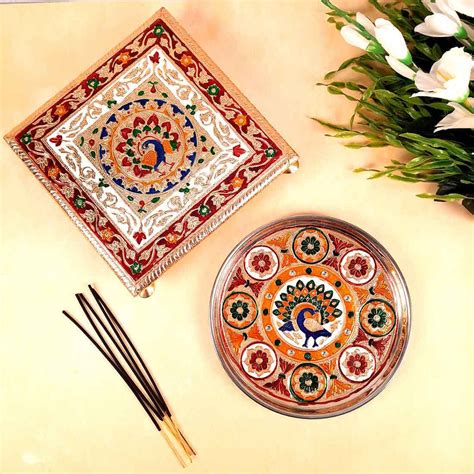 Puja Chowki | Buy Pooja Chowkis & Bajot at Best Prices India