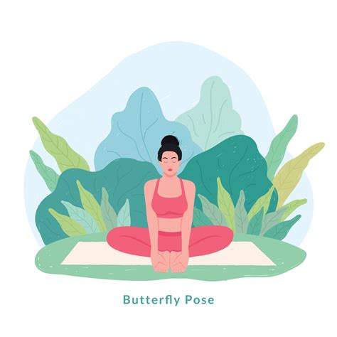 Butterfly Yoga pose. Young woman practicing yoga exercise. 10826268 ...