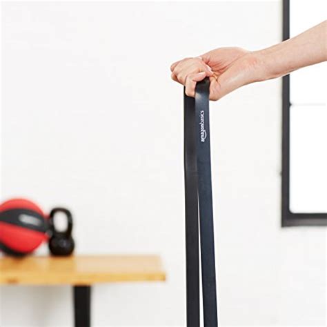 AmazonBasics 13.6 to 27.2 kg Resistance Pull Up Band - 3/4 Inch, Black