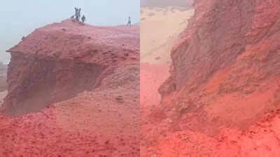‘Blood rain’ event captured in viral video from Iranian mountain; all ...