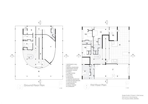 Floor Plan Living Room Villa Savoye - The Top Reference - duwikw
