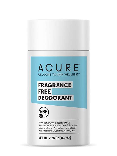 Acure Deodorant Fragrance Free 2.25 oz : Fresh Health Nutritions