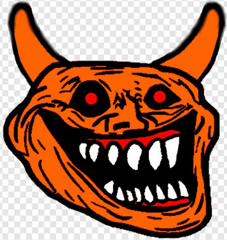 Evil Troll Face PNG Transparent Images