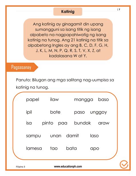 Image result for Grade 2 Worksheets Tagalog