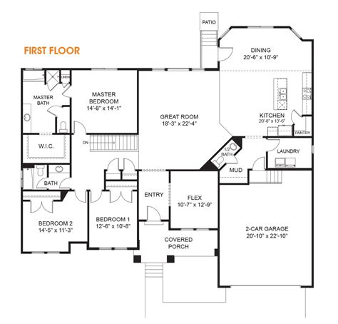 Rambler Style House Plans