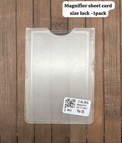Magnifier sheet card size lock-1pack/CSLMS – KnowHowArtCraft