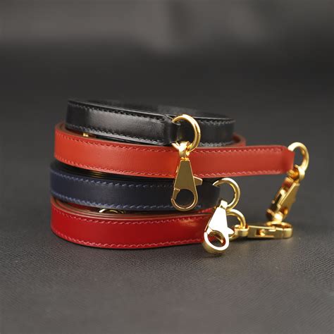 16mm Box Leather Bag Strap With Kelly Clasps: Crossbody Replacement ...