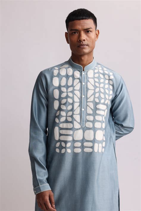 Countrymade - Shadow Applique Kurta Set - Elahe