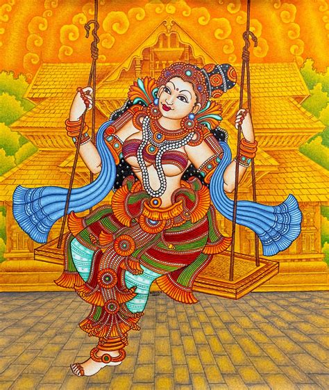 Kerala Mural Paintings | Handpainted Wall Art